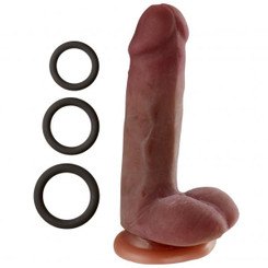 Cloud 9 Dual Density Real Touch 6 inches with Balls Brown Best Adult Toys