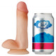 Cloud 9 Novelties Cloud 9 Dual Density Real Touch Dong 6 inches with Balls Beige - Product SKU WTC700