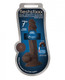 Fleshstixxx 7 inches Silicone Dildo with Balls Brown by Curve Toys - Product SKU CN19053411