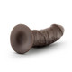 Au Naturel 8 inches Dildo with Suction Cup Brown by Blush Novelties - view 3