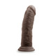 Au Naturel 8 inches Dildo with Suction Cup Brown by Blush Novelties - view 4