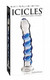 Icicles No 5 Glass Dong 7 Inches Clear by Pipedream - Product SKU PD290500