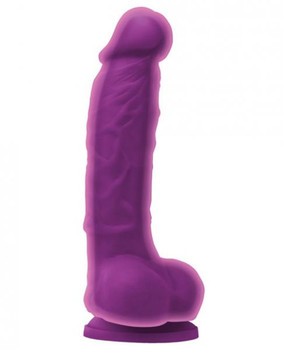 Colours Dual Density 5 inches Dildo Purple Best Sex Toys