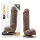 Dr. Skin Mr. D 8.5in Dildo W/ Suction Cup Chocolate Best Sex Toy