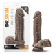 Mr Magic 9 inches Chocolate Brown Dildo with Suction Cup by Blush Novelties - view 2