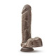 Mr Magic 9 inches Chocolate Brown Dildo with Suction Cup by Blush Novelties - view 3
