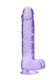 RealShaft Dildo 9in Realistic Dildo W/ Balls Purple by SHOTS AMERICA