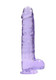 SHOTS AMERICA Real Cock 9in Realistic Dildo W/ Balls Purple - Product SKU SHTREA093PUR