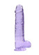 RealShaft Dildo 9in Realistic Dildo W/ Balls Purple by SHOTS AMERICA - view 3