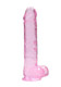 RealShaft Dildo 9in Realistic Dildo W/ Balls Pink by SHOTS AMERICA
