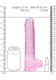 RealShaft Dildo 9in Realistic Dildo W/ Balls Pink by SHOTS AMERICA - view 2