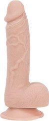 Addiction Mark 7.5 inches Beige Dildo by BMS Enterprises