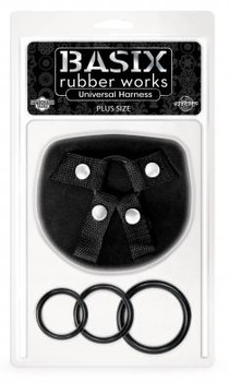 Basix Rubber Works Universal Harness Plus Size by Pipedream Products