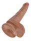 Pipedream King Cock 6 inches Cock with Balls Tan Dildo - Product SKU PD553122