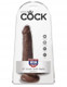 King Cock 6 inches Cock with Balls Brown Dildo by Pipedream - Product SKU PD553129