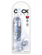 King Cock Clear 6 inches Cock with Balls by Pipedream - Product SKU PD575220