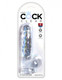 King Penis Clear 6 inches Penis with Balls by Pipedream Products - view 2