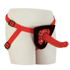 Red Rider Adjustable Strap On With 7 Inch Dong Sex Toys