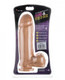 Thick Cock Balls 9 Inches Suction Cup Beige Dildo by SI Novelties - Product SKU SIN30210