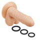 Cloud 9 Novelties Pro Sensual Premium Silicone Dong 6 inch with 3 C-Rings Beige - Product SKU WTC852820
