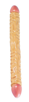 18 inch ivory veined double dildo Adult Toys