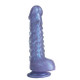 Crystal Cote Dong Purple 7 inches Suction Cup Adult Toys