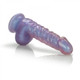 Crystal Cote Dong Purple 7 inches Suction Cup by Cal Exotics - Product SKU SE0250 -14