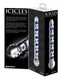 Pipedream Icicles No 50 Glass Massagers Blue Nubs - Product SKU PD295000