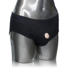 Packer Gear Black Brief Harness L/XL by Cal Exotics