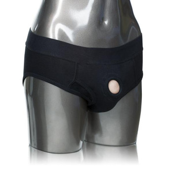 Packer Gear Black Brief Harness XL/2XL by Cal Exotics