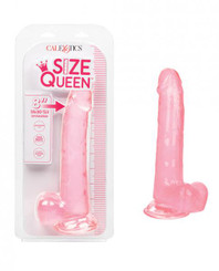 Size Queen 8in Pink by California Exotic Novelties
