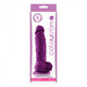 Coloursoft 5 inches Silicone Soft Dildo Purple by NS Novelties - view 2