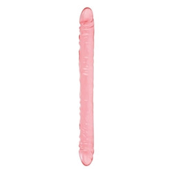 Translucence - Veined Double Dong 17.5 inches