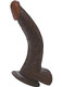 Afro American Whoppers 8in Curved Dong With Balls by NassToys