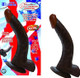 Afro American Whoppers 8in Curved Dong With Balls by NassToys - Product SKU NW22322