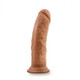 Dr. Skin Glide 8in Self Lubricating Dildo Mocha by Blush Novelties - view 2