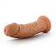 Dr. Skin Glide 8in Self Lubricating Dildo Mocha by Blush Novelties - view 3