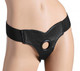 Strap U Bella Velvet Lined Leather Strap On Black by XR Brands