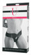 Strap U Bella Velvet Lined Leather Strap On Black by XR Brands - view 3