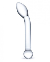 Glas 8 inches Slimline G-Spot Glass Dildo Clear Sex Toys