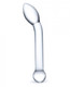 Glas 8 inches Slimline G-Spot Glass Dildo Clear by Electric Eel Inc