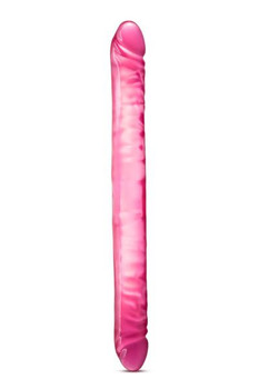 B Yours 18 inches Double Dildo Pink by Blush Novelties