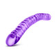 B Yours 18 inches Double Dildo Purple by Blush Novelties - view 2