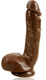 X5 Hard On Realistic Dildo Brown by Blush Novelties