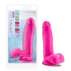Au Naturel Bold Pleaser 7 In Dildo Pink by Blush Novelties