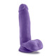 Au Naturel Bold Pleaser 7 In Dildo Purple by Blush Novelties - Product SKU BN36411
