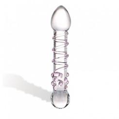 Spiral Staircase Full Tip Glass Dildo by Glas Toy