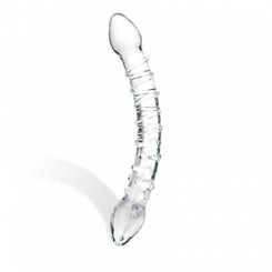 Glas Double Trouble Glass Dildo Clear Best Sex Toy