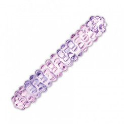 Purple Rose Nubby Dildo by Glas Toy