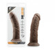 Dr. Skin 8 inches Cock With Suction Cup Chocolate Brown by Blush Novelties - Product SKU BN12806
